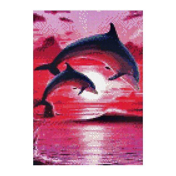 Diamantové-maľovanie-delfíny-more-vlny-obraz
