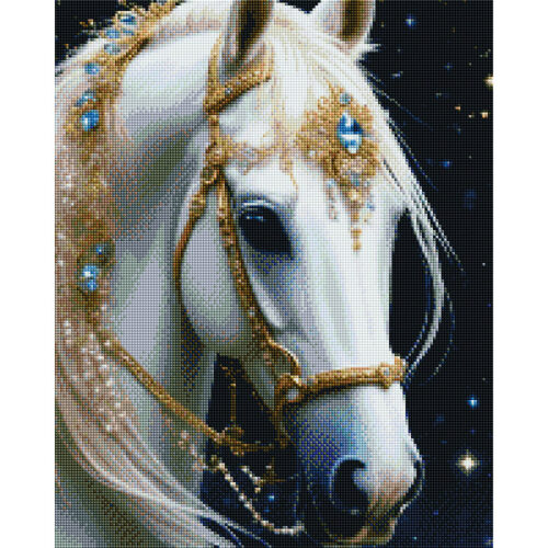 Diamantové-maľovanie-biely-kôň-obraz