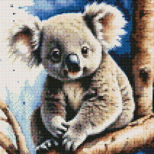 Diamantové-maľovanie-koala-na-konári-obraz
