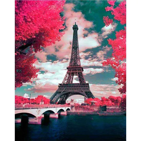 Diamantový-obraz-Eiffelova-veža-stromy