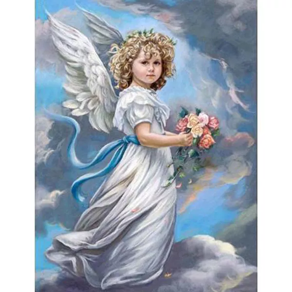 Diamantový-obraz-dievča-anjel-krídla-kvety