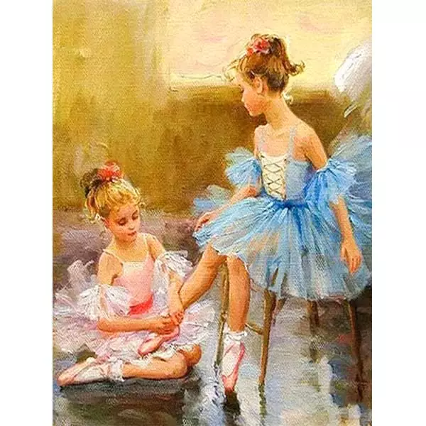 Diamantový obraz dievčatá baletky