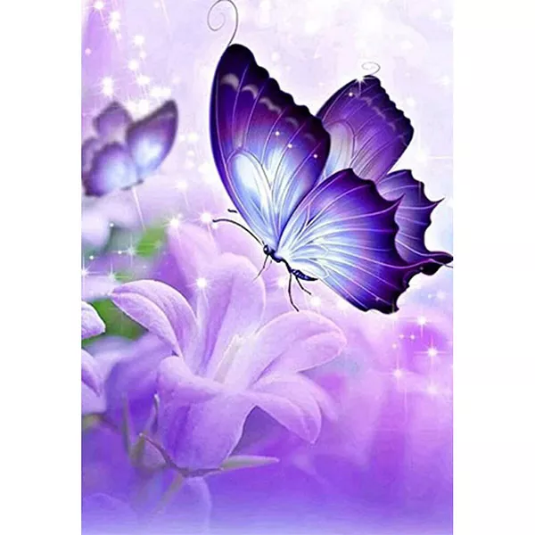 Diamantový-obraz-fialový-motýľ-kvety