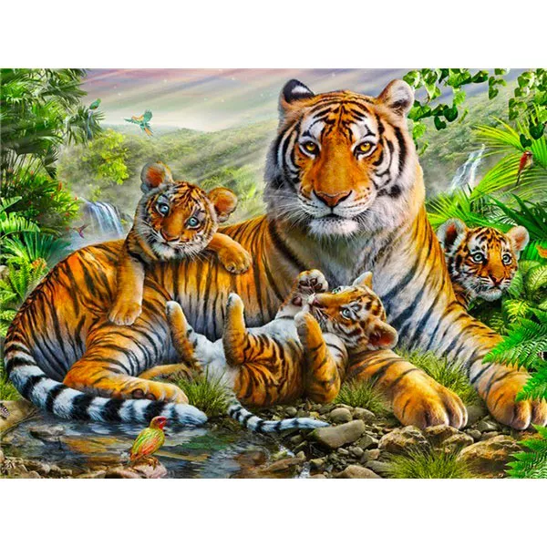 Diamantový-obraz-tigre-mláďatá