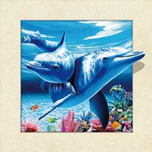 Diamantový-obraz-delfíny-pod-vodou