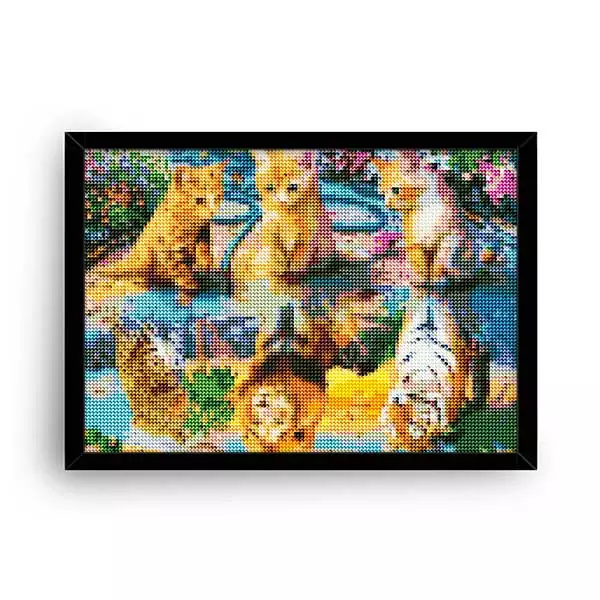 Diamantové-maľovanie-mačiatka-tigre-obraz-rám