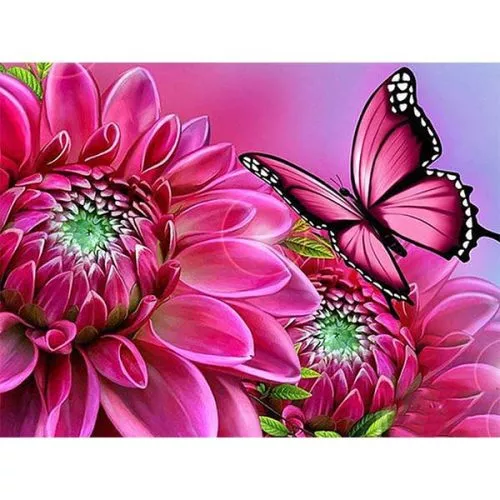 Diamantové-maľovanie-fialové-kvety-s-motýlom