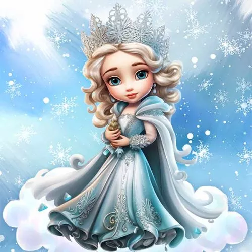 Diamantové-maľovanie-snehová-princezná