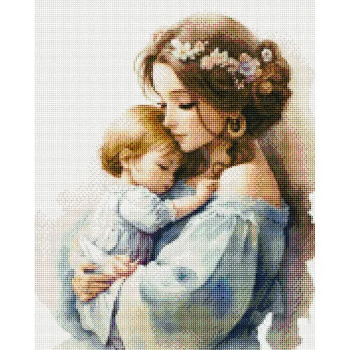 Diamantové-maľovanie-matka-s-dieťatkom-obraz