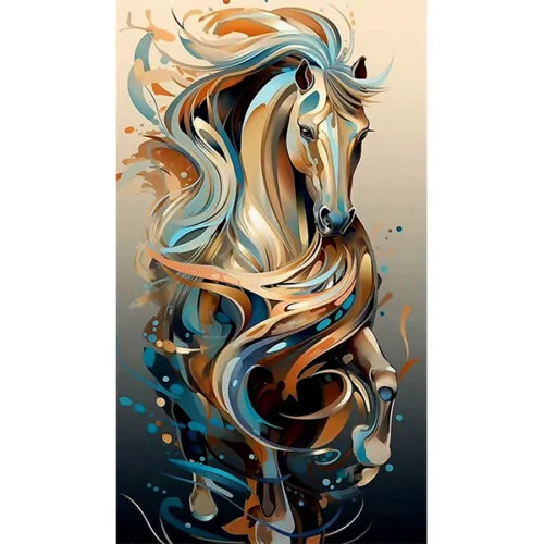 Diamantové maľovanie kôň art