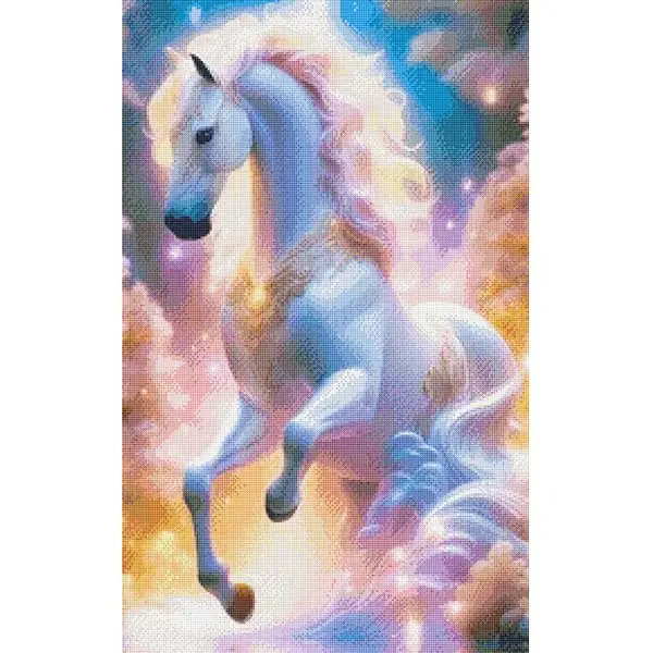 Diamantové-maľovanie-Biely-kôň-art.obraz