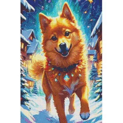 Diamantové-maľovanie-Kreslený-psík.obraz