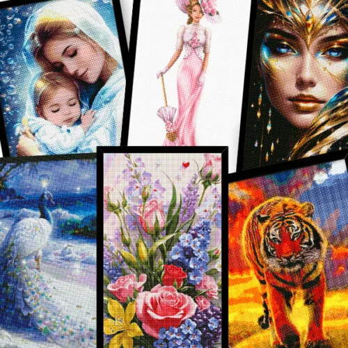 Diamantové maľovanie vyskladajte si vlastný obraz